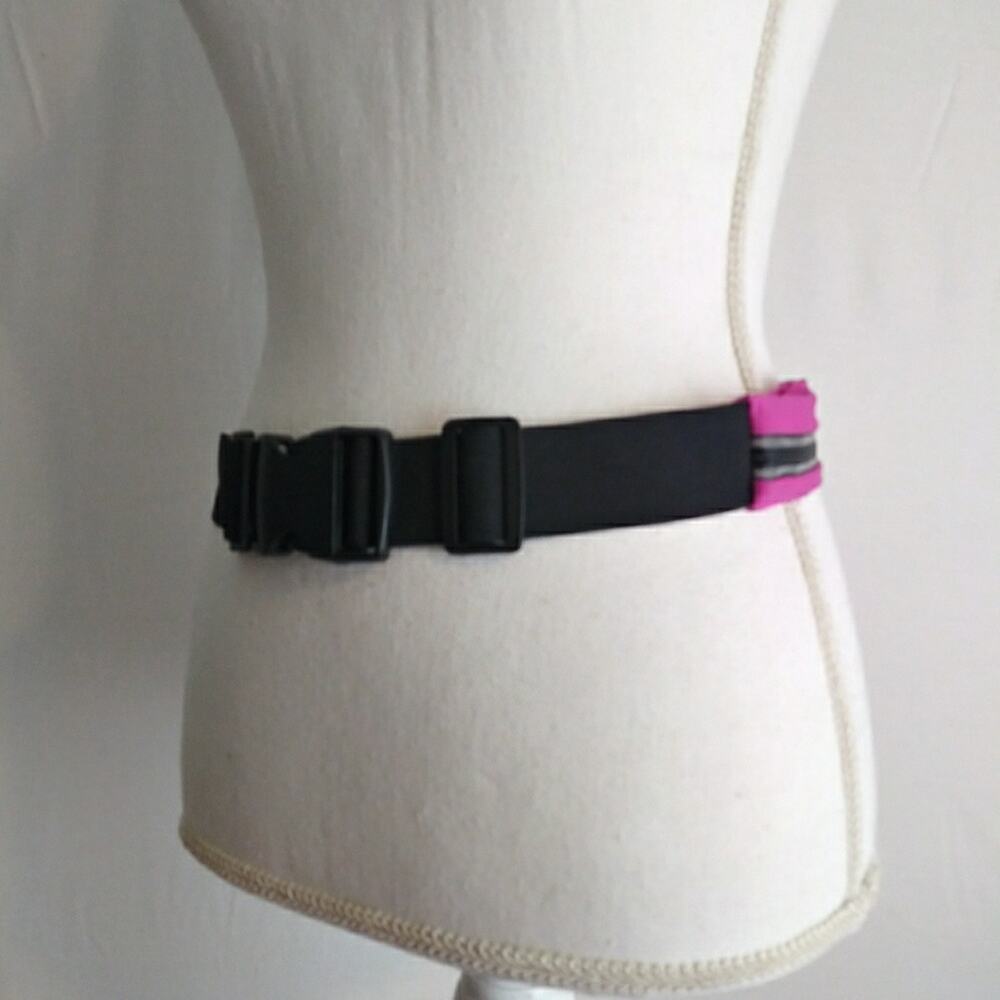 Sakar International Women's Athletic Sports Pink zippered Belt Fitness